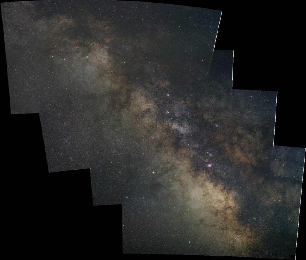 Mosaico della Via Lattea
