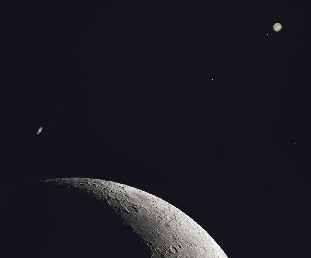 Se la luna fosse passata per di la…
