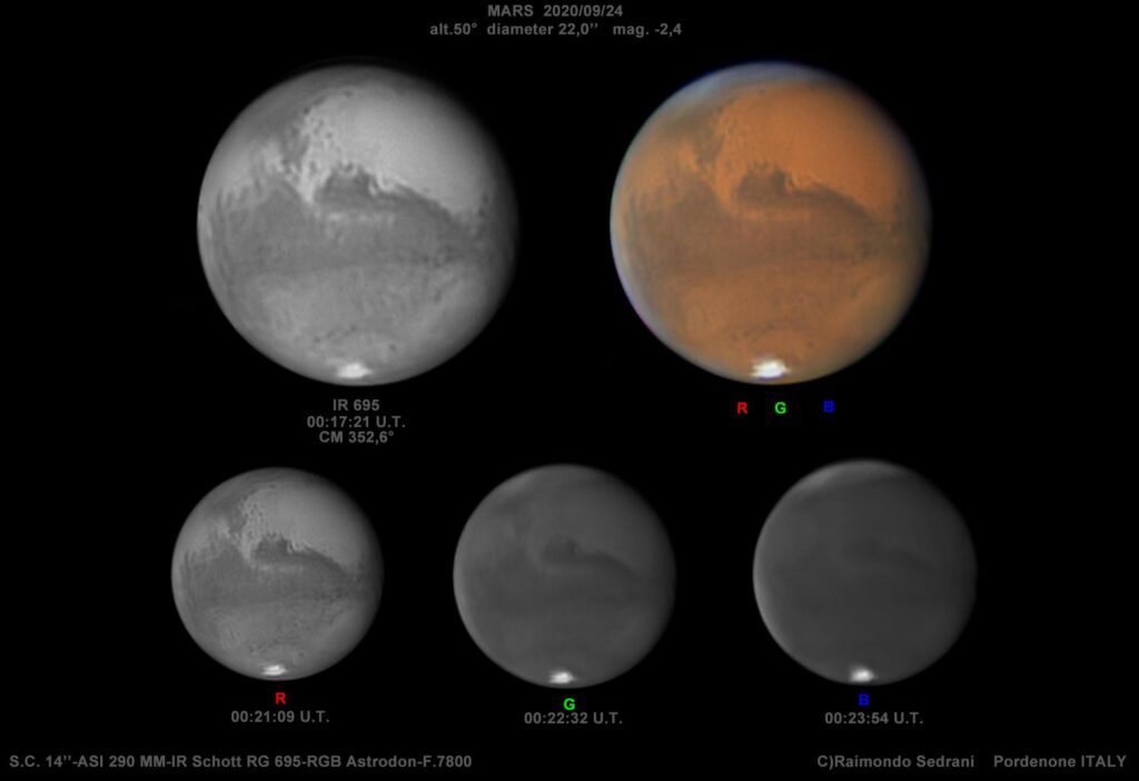 Marte in IR-RGB