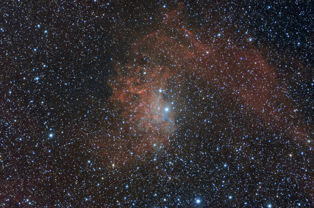 Nebulosa Stella Fiammeggiante