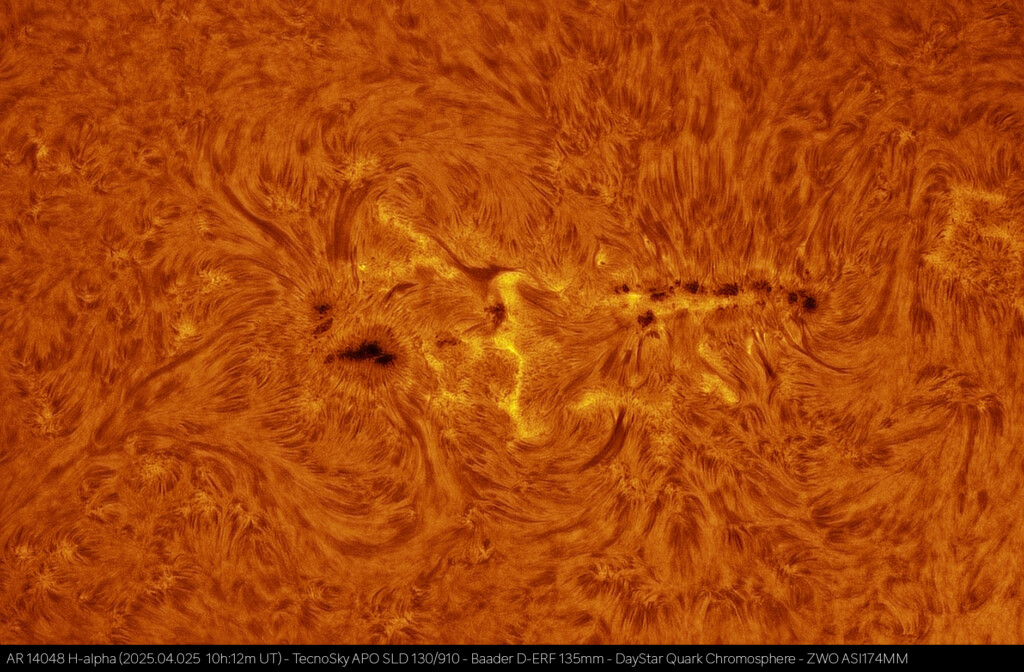 AR 14048 in H-alfa