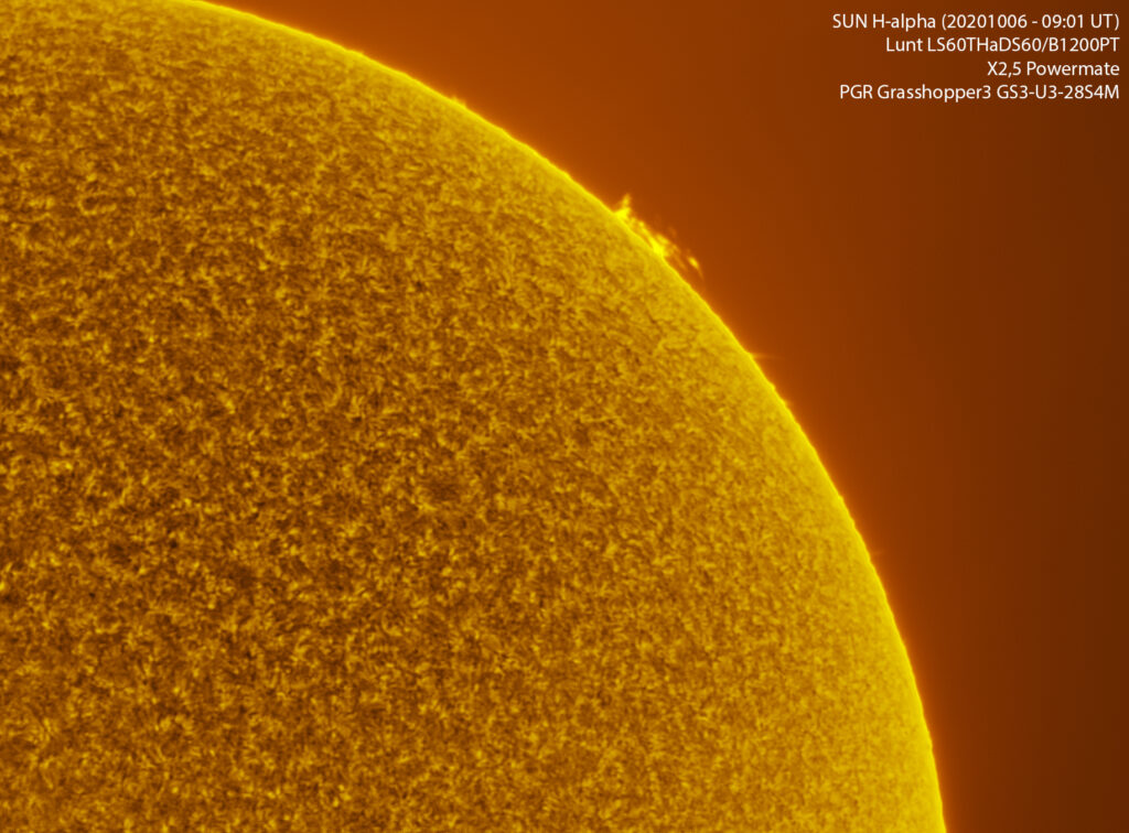 Sole in H-alpha