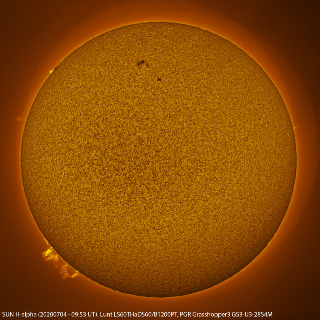 Sole in H-alpha