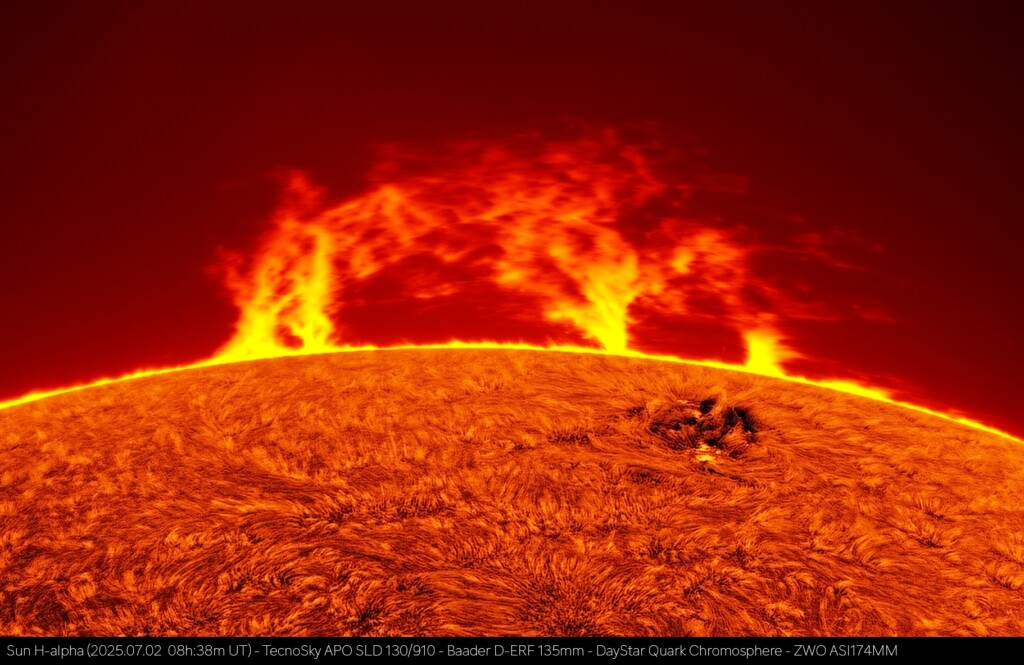 Grande protuberanza solare