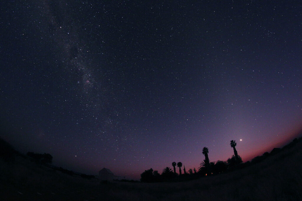 Venere, Luce Zodiacale, Via Lattea, Grande Nube Magellano