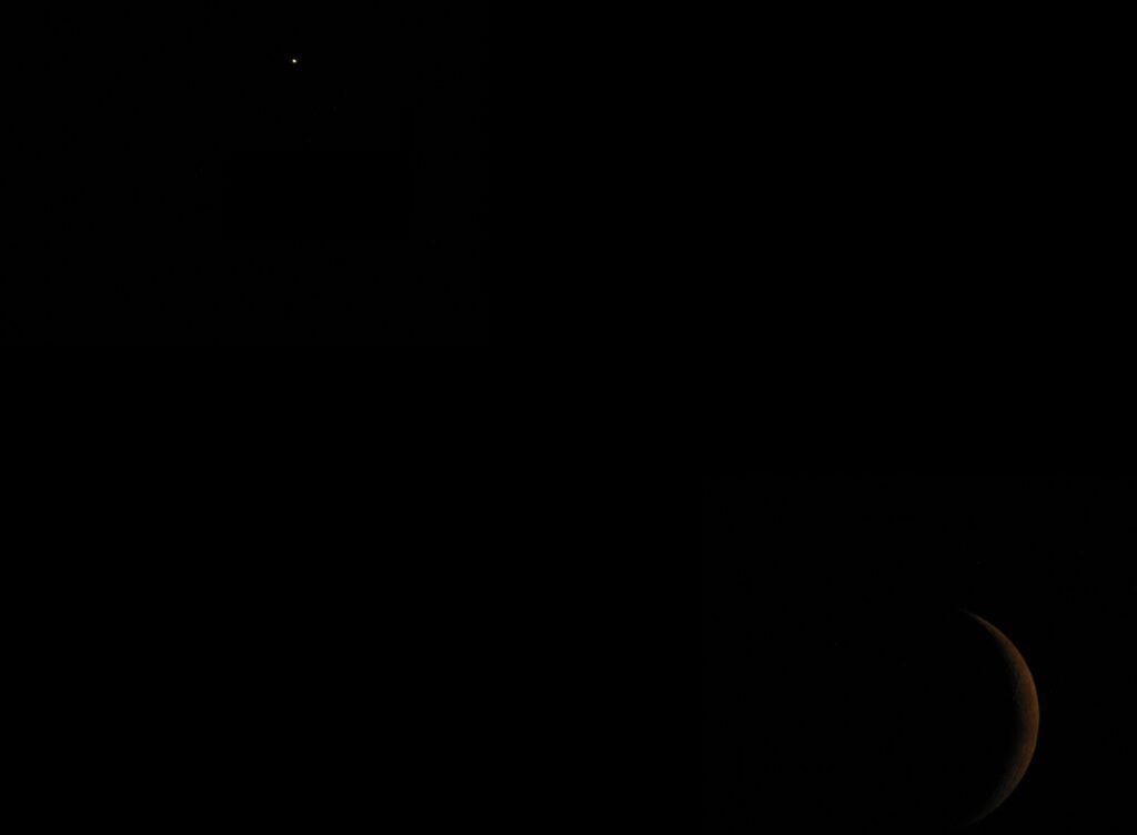 Congiunzione Venere-Luna