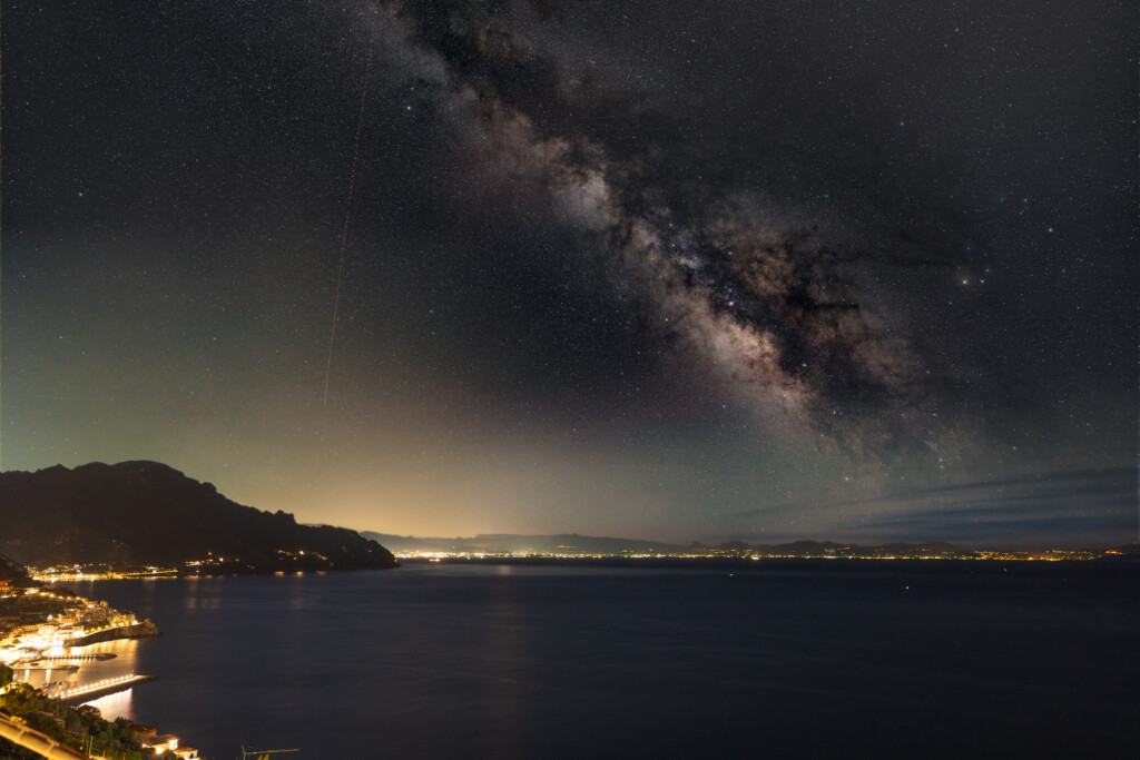 La Via Lattea sulla Costiera Amalfitana