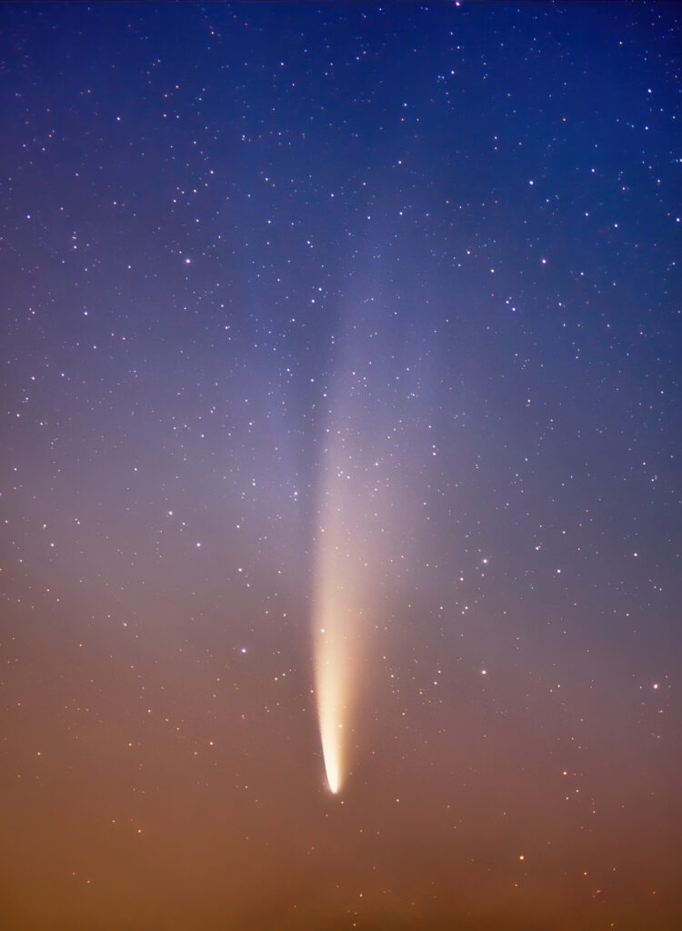 La doppia coda della NEowise