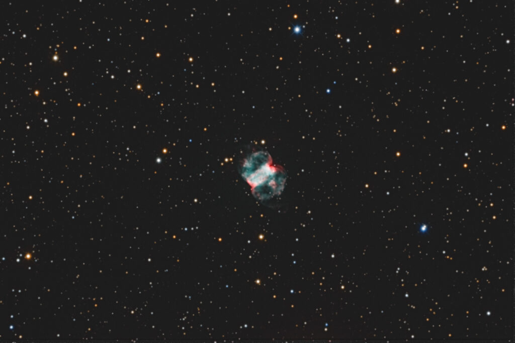 M76 Narrow Ha:Oiii/RGB